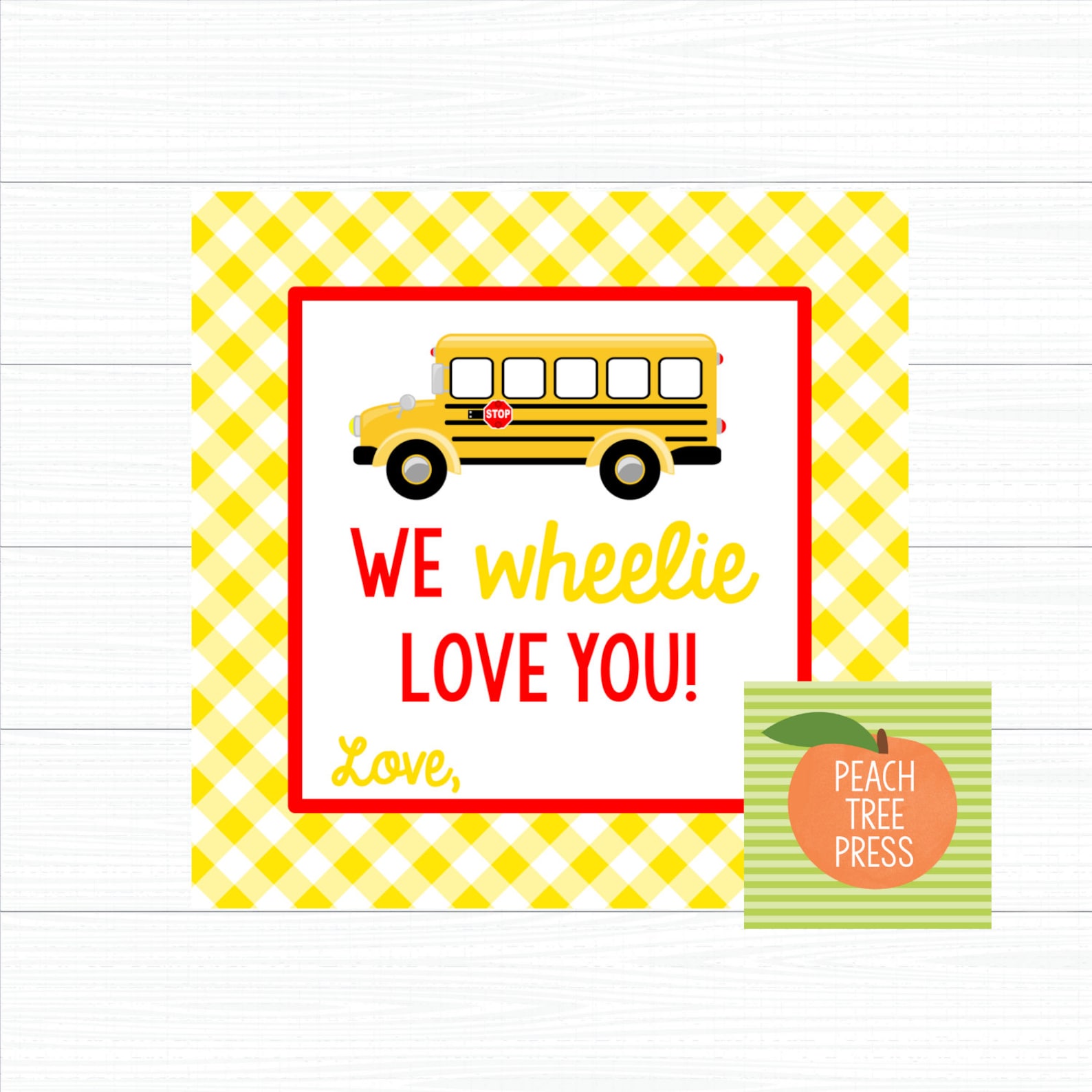 Gift Tag Printable bus Driver Appreciation Bus Driver Gift - Etsy