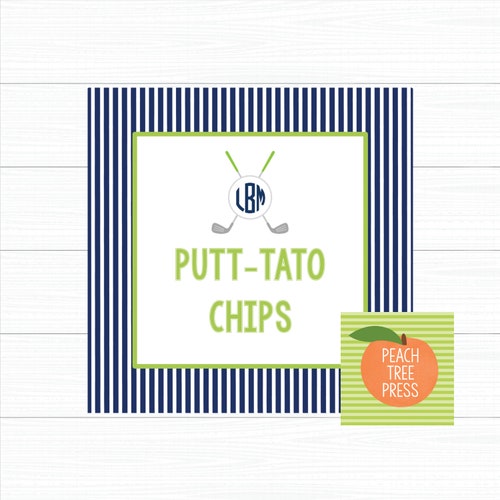 Party Printable Food Display Cards hole in ONE Golf Theme Etsy