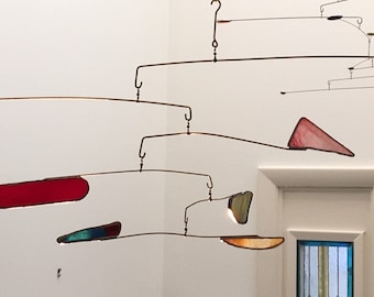 Modern Art Glass Mobile