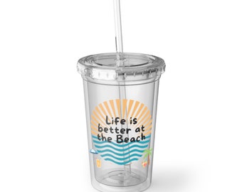Beachy Acrylic Cup