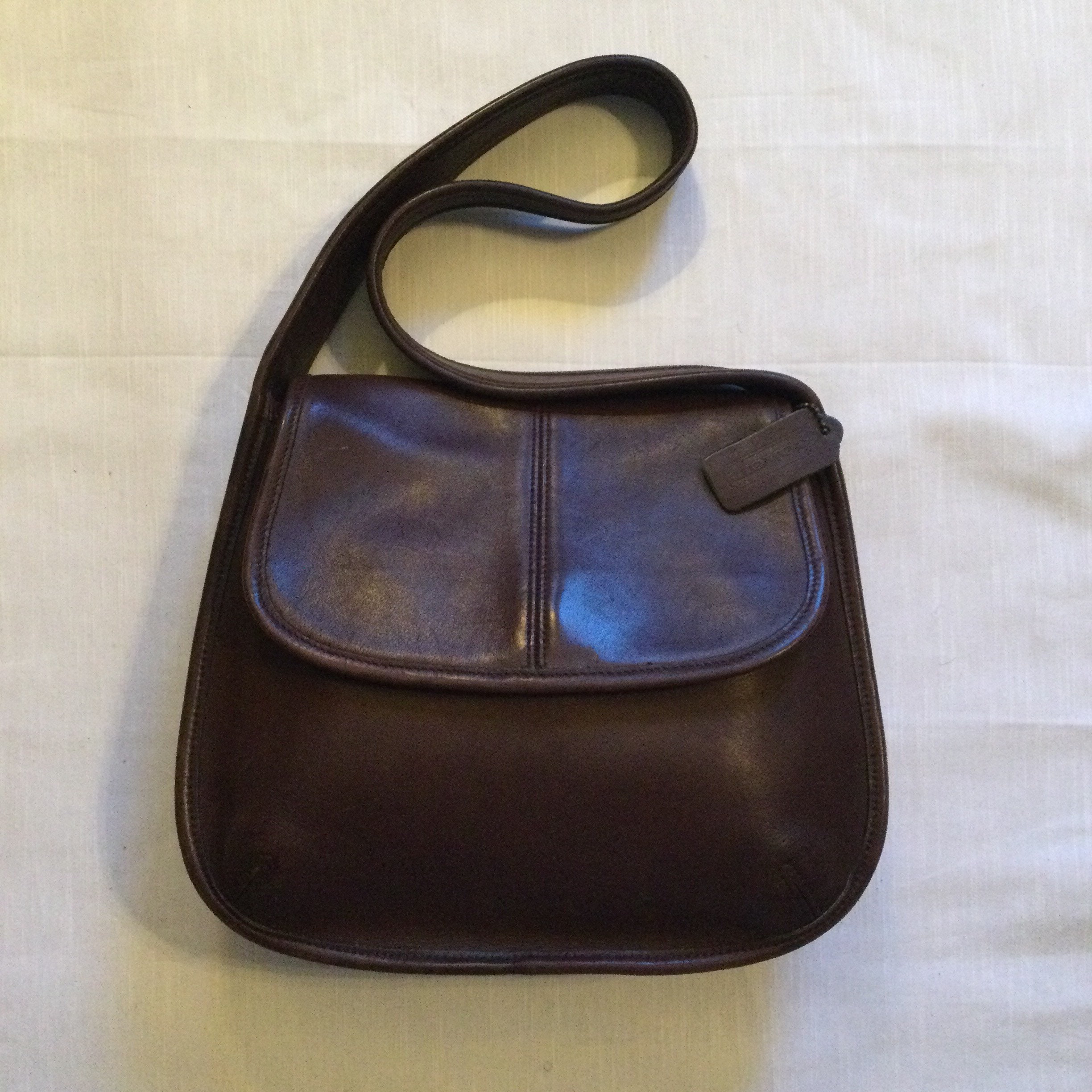 Vintage Coach LEATHER FLAP ERGO SHOULDER