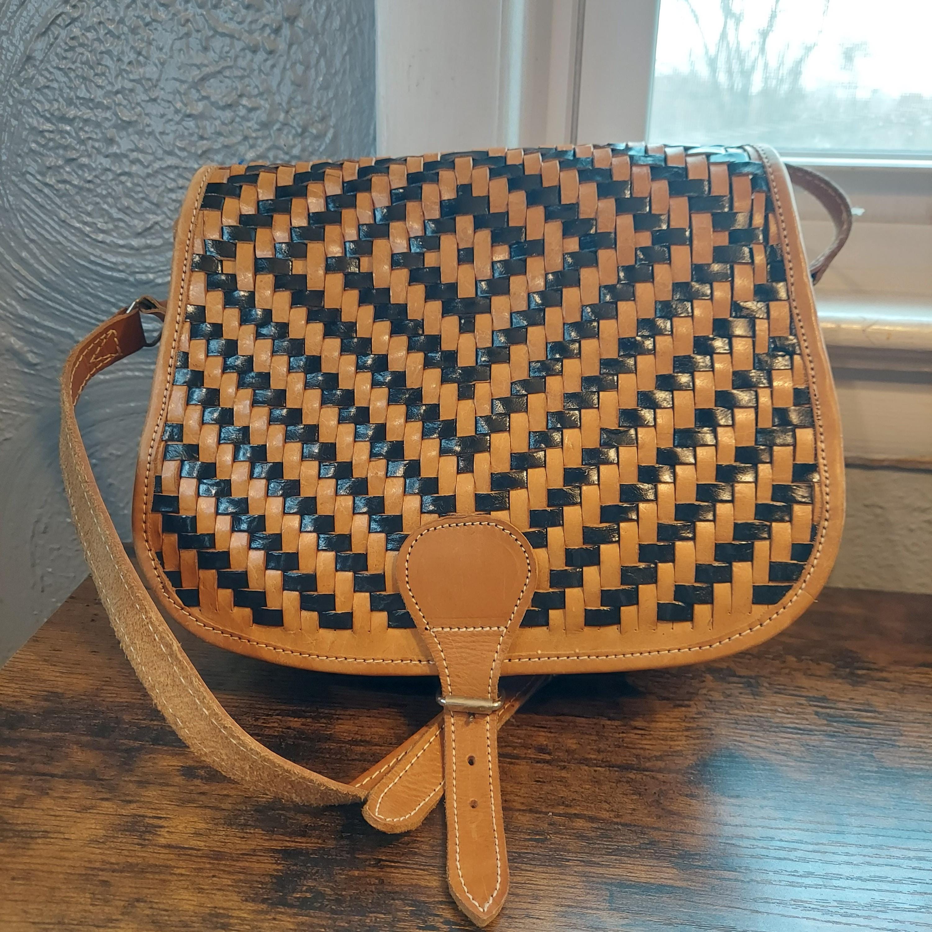 Leather Handbag Banana Republic - Etsy
