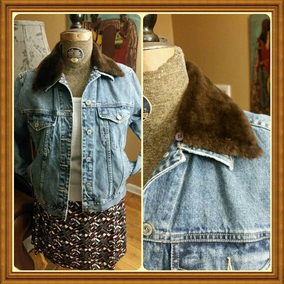 anne klein denim jacket