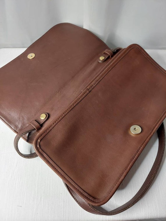 Vintage Coach Tribeca leather purse, crossbody, m… - image 4
