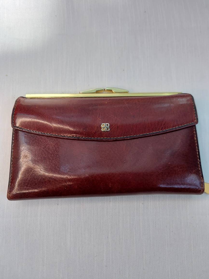 Vintage Bosca Leather Ladies Wallet. Etsy UK