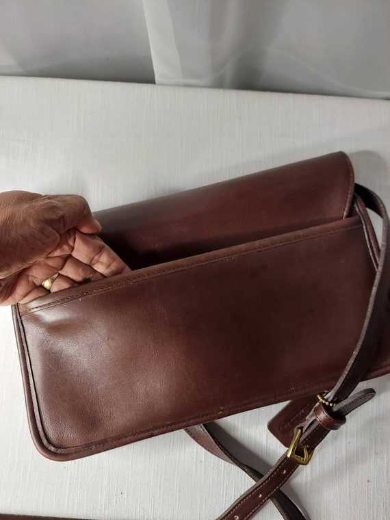 Vintage Coach Tribeca leather purse, crossbody, m… - image 3