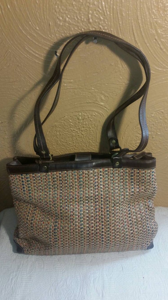 Straw Fossil shoulder bag Gem