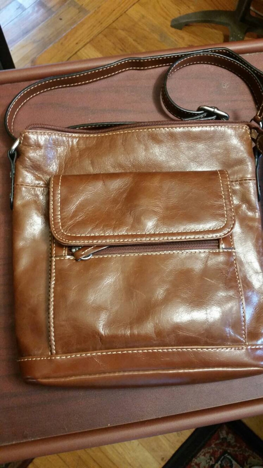 Vintage Leather Giani Bernini Purse, Handbag, Shoulder Bag, Crossbody