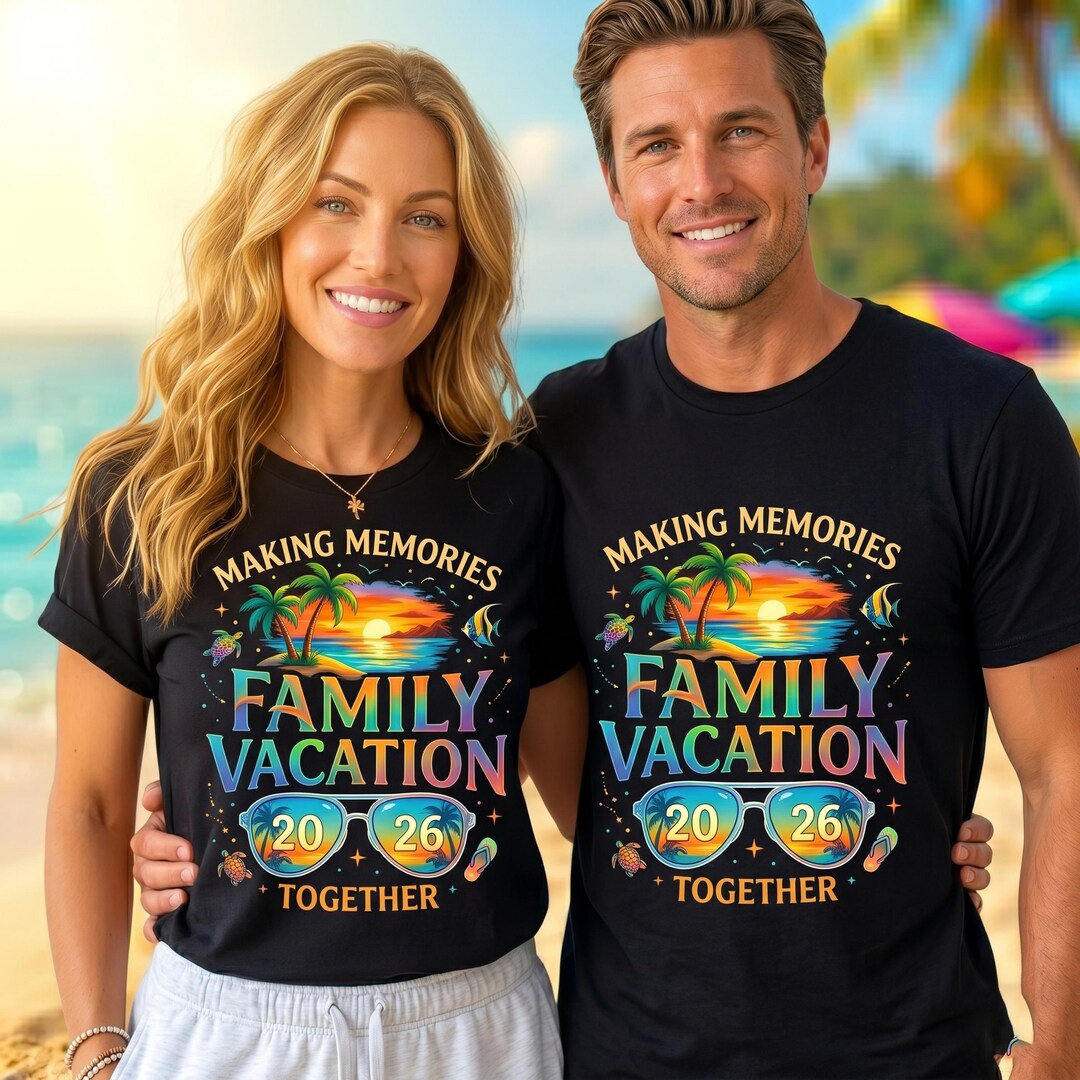 Custom Family Vacation 2026 Shirt, Matching Making Memories Trip Tee ...