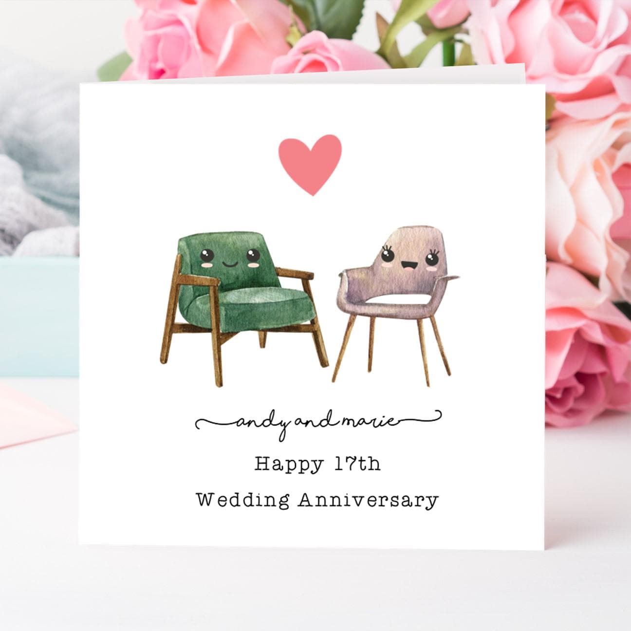 happy 17th wedding 17 year anniversary gift for him