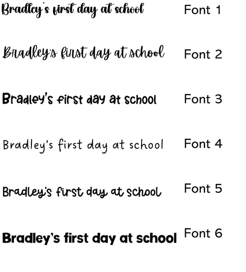 Personalised School Bag Tags - Starting School Boy, Girl, Son, Daughter Customised imagem 9
