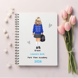 Personalised School Leavers Notebook: Year 6/11 Memory Book Class of 2026