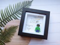 Personalised Daddy Superhero box frame- dad, daddy, grandad, uncle all made to order any name can be added Christmas, Birthday, Father's Day product logo