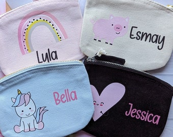 Personalised purse, coin holder children's money purse