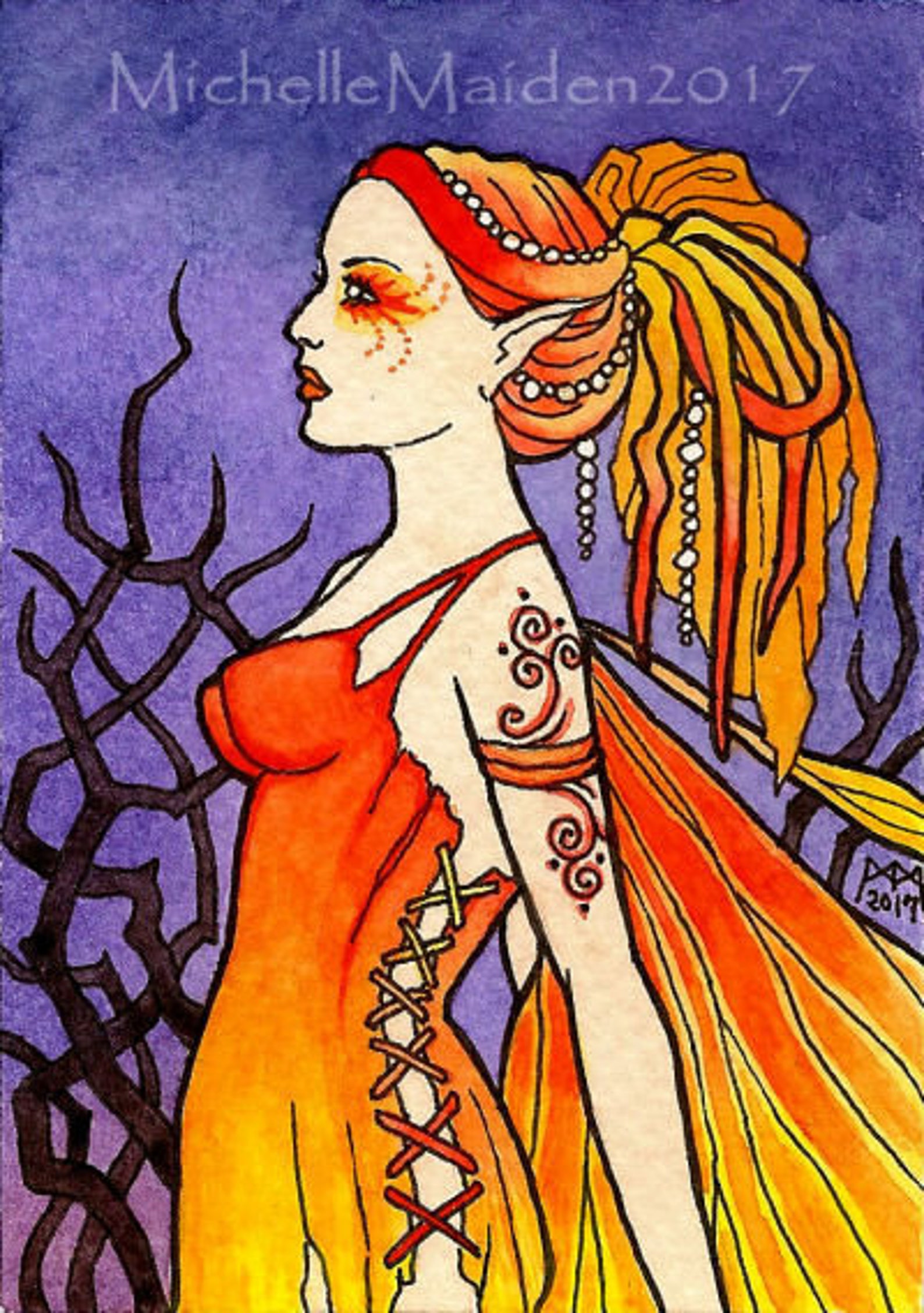 DIGITAL DOWNLOAD 'faeries' Printable ACEO Fairy Art Etsy