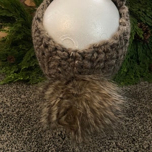 Groundhog Headband/Punxsutawney Phil Headband/Beaver Headband/Youth/Adult Size with Pom Pom image 3