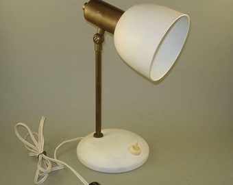 Vintage Old Desk Lamp, Bedside Lamp, Table lamp, Retro lighting, Night lamp, student Lamp 1960's, Home Decor lamp