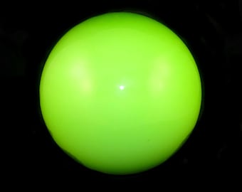 Vintage Old ART DECO Light Green Glass Lamp Shade Globe 1970&#39;s, Art Deco Glass Light Shade, Retro lighting round design