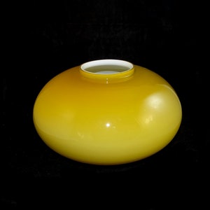 Vintage Old ART DECO Beige Color Glass Lamp Shade Spheroid Globe 1960&#39;s, Art Deco Glass Light Shade, Small size,