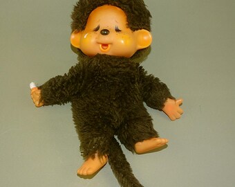 ベビークラブ モンチッチ 初代 1974 希少 ぬいぐるみ 猿 人形 サイズ 8