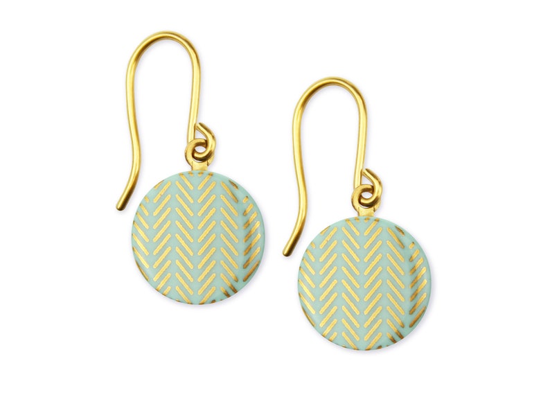 Porcelain Earrings STROKES image 1