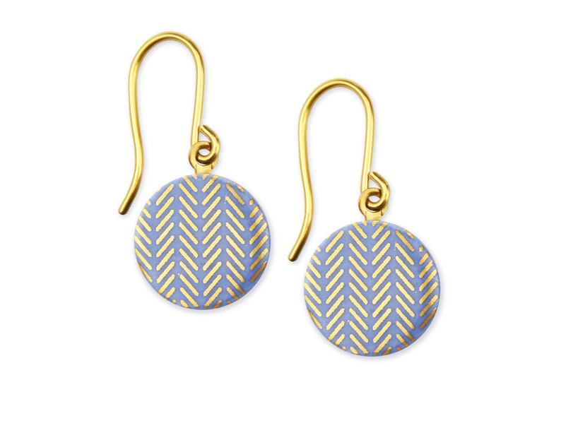 Porcelain Earrings STROKES image 5