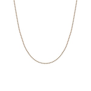 Necklace 'beads' 925 silver / gold plated Gold