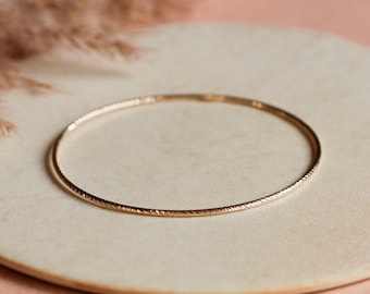 Bangle 'Glitter' 925 silver / gold plated