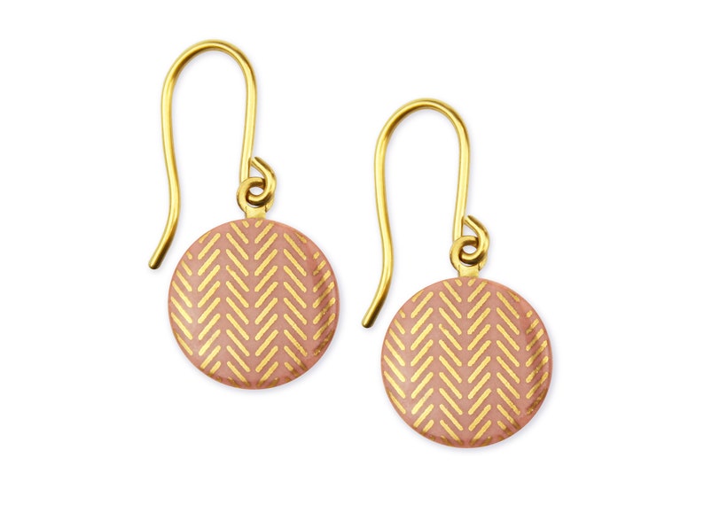 Porcelain Earrings STROKES image 4