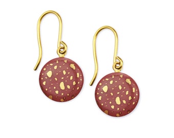 Boucles d’oreilles en porcelaine TERRAZZO Bijoux en porcelaine lille mus Boucles d’oreilles