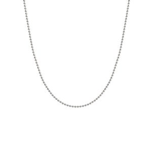 Necklace 'beads' 925 silver / gold plated Silber