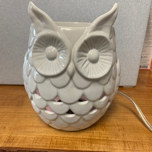 Yankee Candle White Owl Wax Warmer Etsy