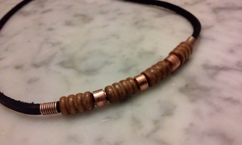 choker mens surfer necklace