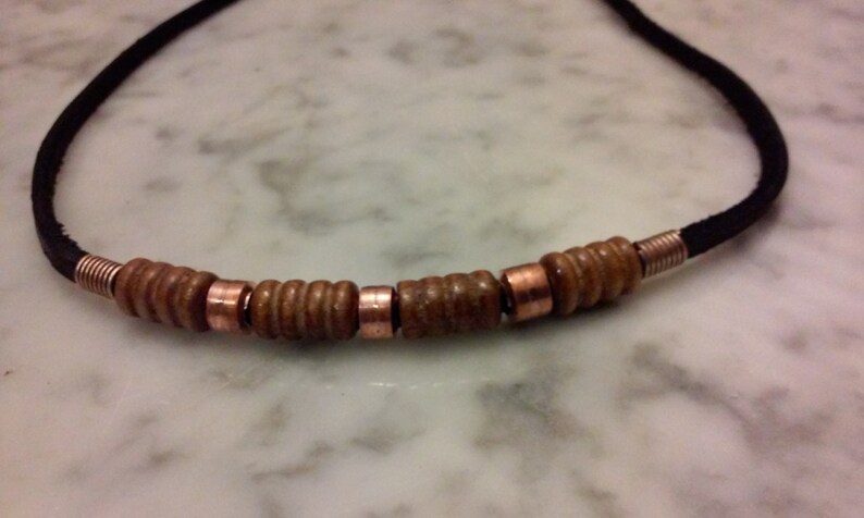 choker mens surfer necklace