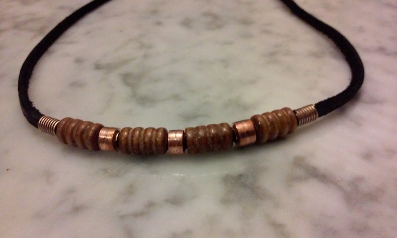 choker mens surfer necklace