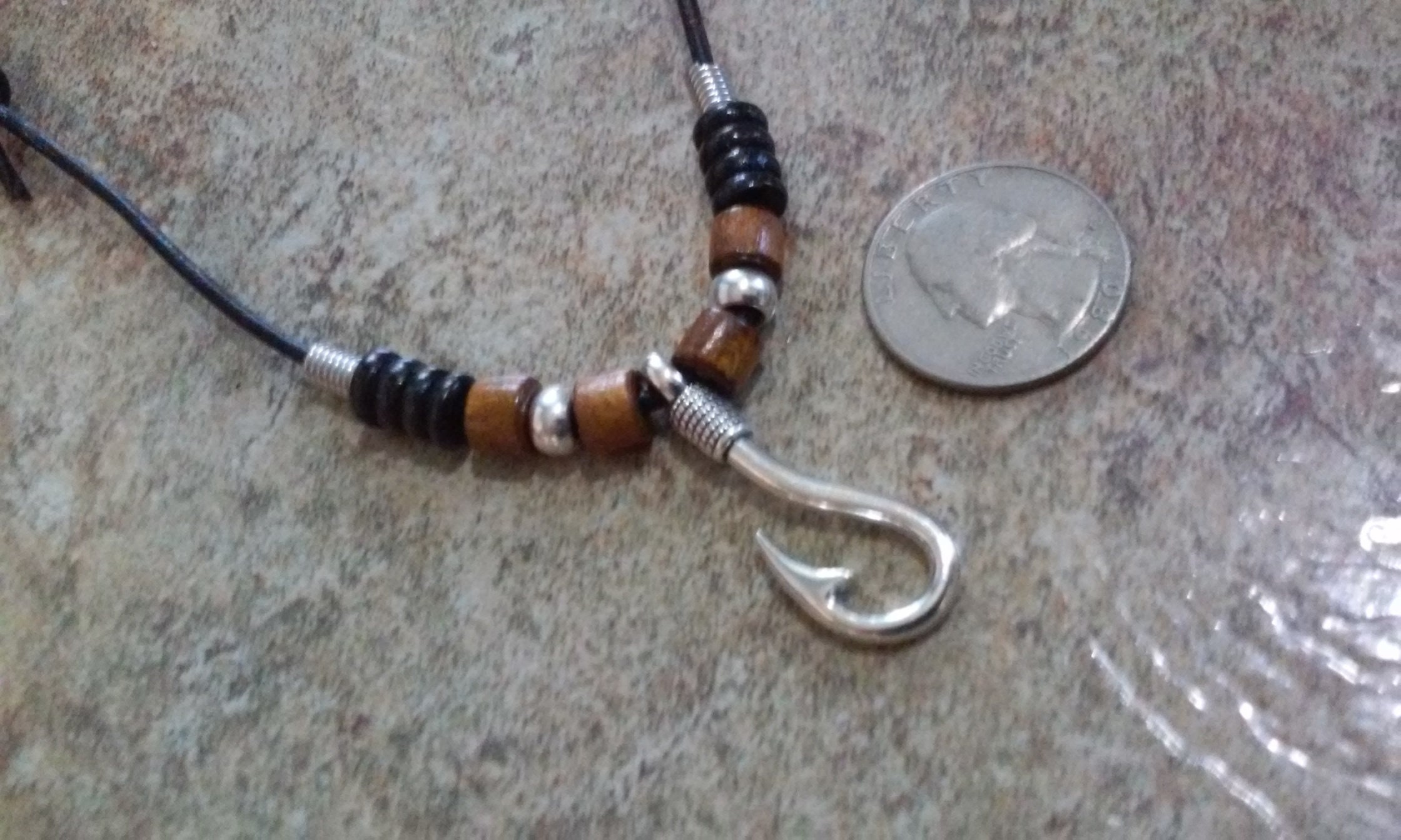 Mens Beaded Necklace. Mens Surfer Necklace.surfer Necklace. Etsy