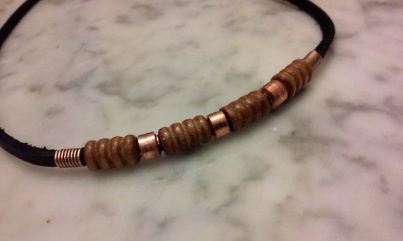 choker mens surfer necklace