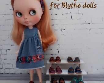 Loafer style shoes for Blythe dolls