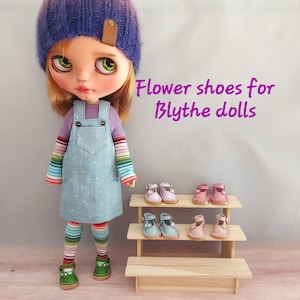 Flower shoes for Blythe dolls new colours added