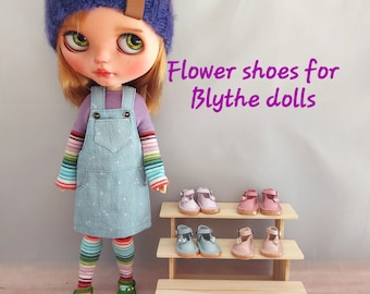 Flower shoes for Blythe dolls new colours added