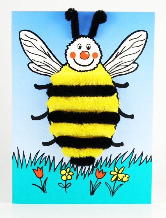 Items similar to Pipecleaner Bumble Bee on Etsy