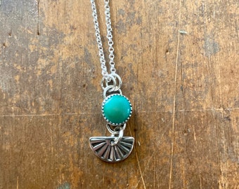 Turquoise and Silver Necklace