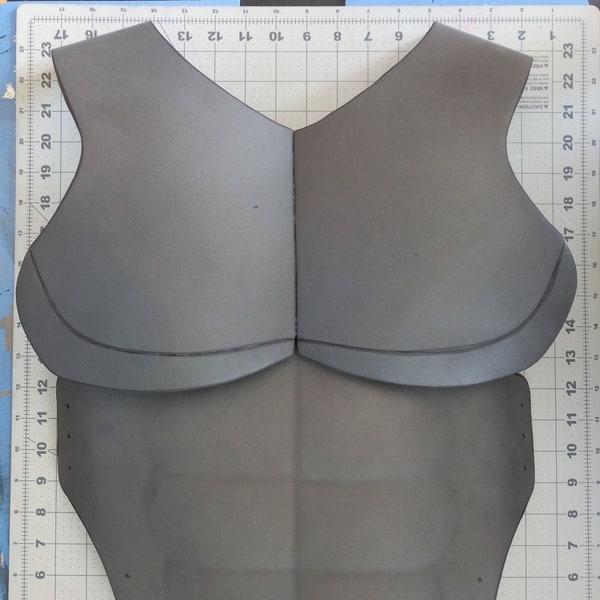 DIY Men Torso Armor Cosplay - You Paint & Finish