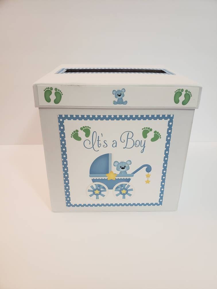 Baby Shower Card Holder It's a Boy Card Holdercan Be Etsy