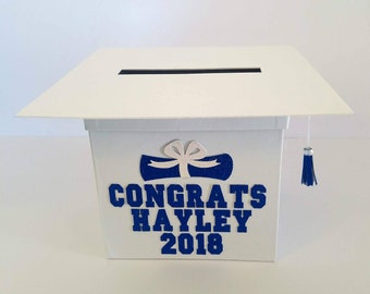 Graduation Cap Card Holder- Customized with Grads Name.