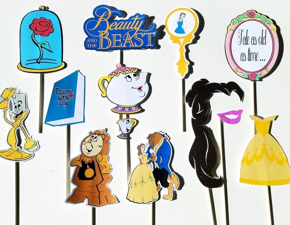 Beauty and the Beast Photo Booth Prop. Great gift idea! Il_570xn