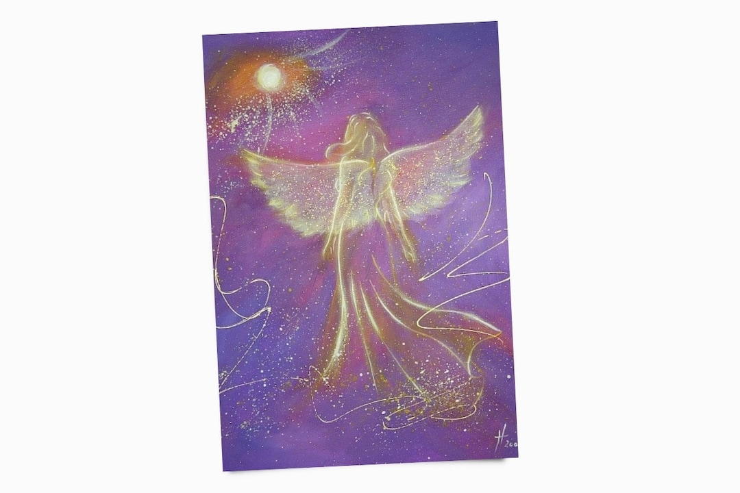 Angel Wall Poster - Picture 'feeling the Soul' - Spiritual Recovery ...