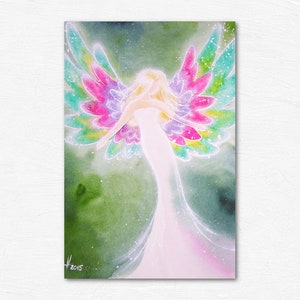 Limited angel art photo The light in yourself perfect as birthday gift homecoming gift and for putting in picture frame.Guardian angel art image 2