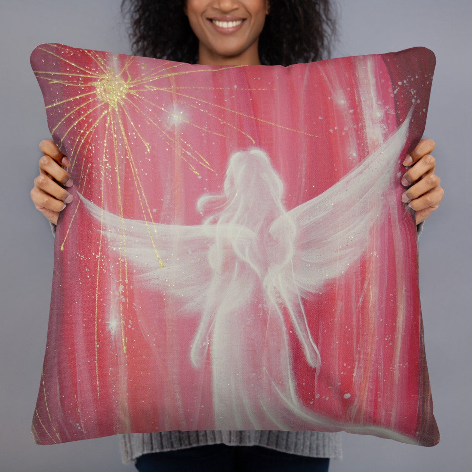 Spiritual Guardian Angel Decor Pillow for Couch Sofa.case Etsy UK