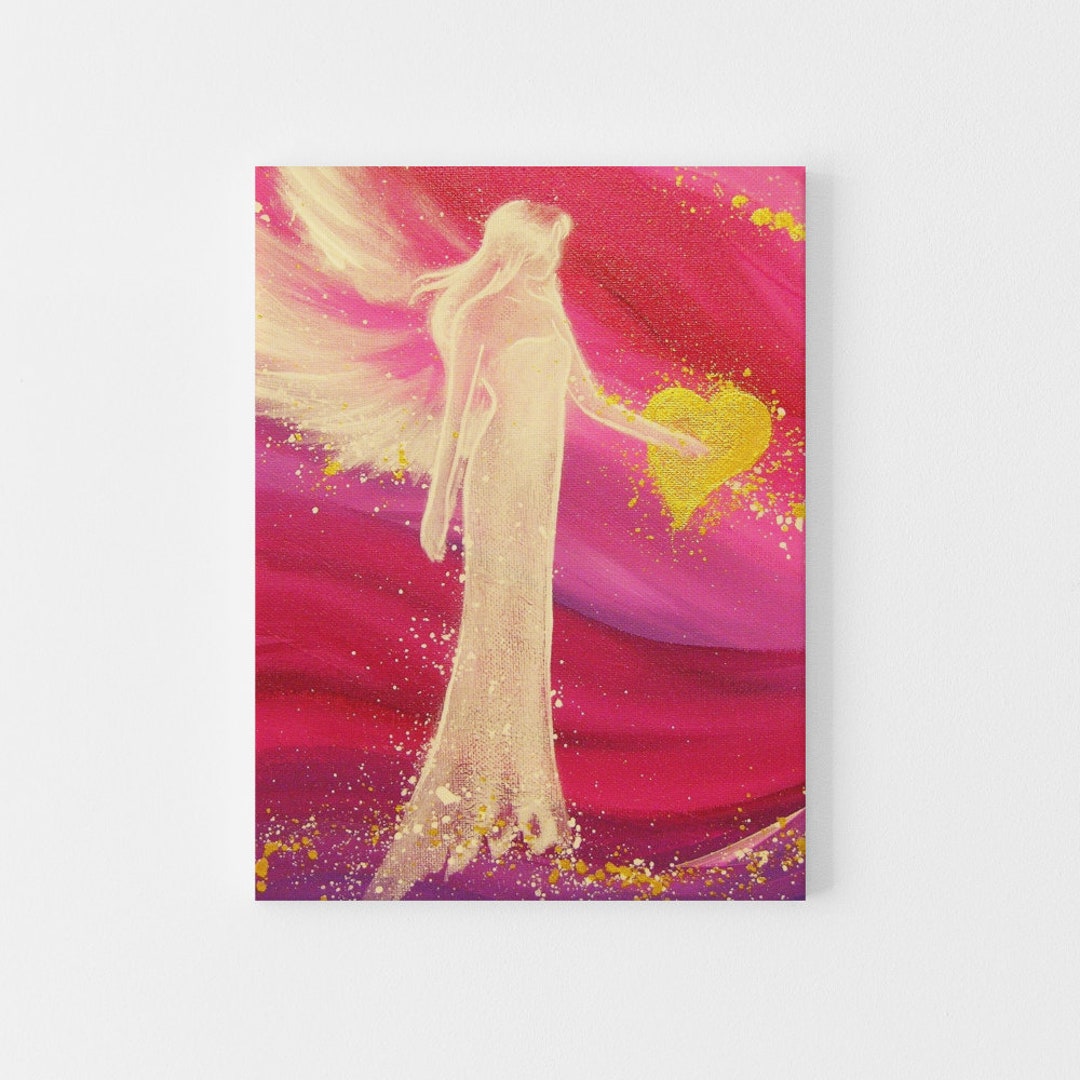 Angel Gift Ideas Print On Canvas Love Spiritual - Etsy